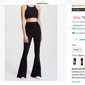 Kamali Kulture fishtail mermaid black pants